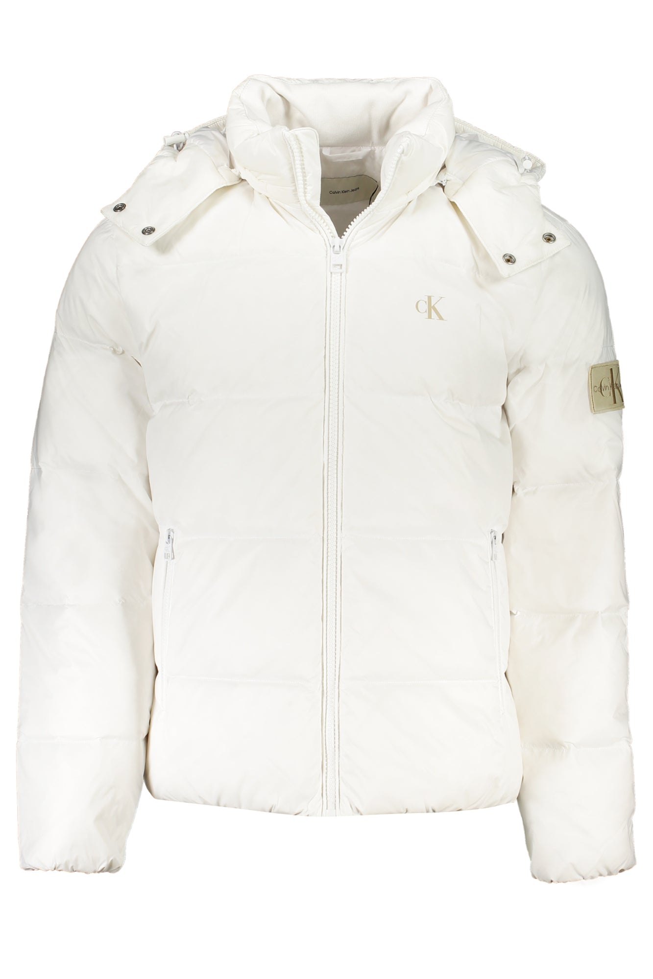 LONG SLEEVED JACKET WITH REMOVABLE HOOD, 2 EXTERNAL POCKETS, 1 INTERNAL POCKET, ZIP, PRINT, APPLICATION, LOGO, 95% RECYCLED NYLON