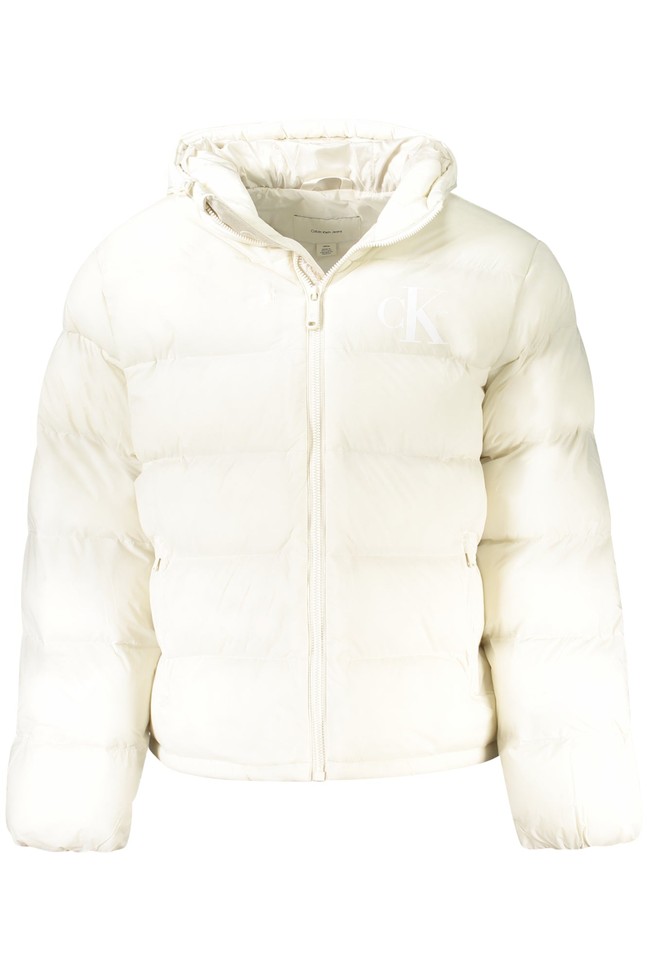 LONG-SLEEVED JACKET WITH REMOVABLE HOOD, 2 EXTERNAL POCKETS, 2 INTERNAL POCKETS, WATER AND WIND RESISTANT, ZIP, PRINT, LOGO