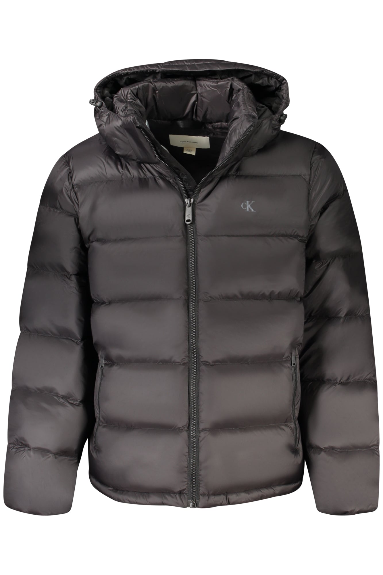 LONG SLEEVE JACKET WITH REMOVABLE HOOD, 2 EXTERNAL POCKETS, 2 INTERNAL POCKETS, WATER AND WIND RESISTANT, ZIP, PRINT, LOGO, 100% RECYCLED NYLON