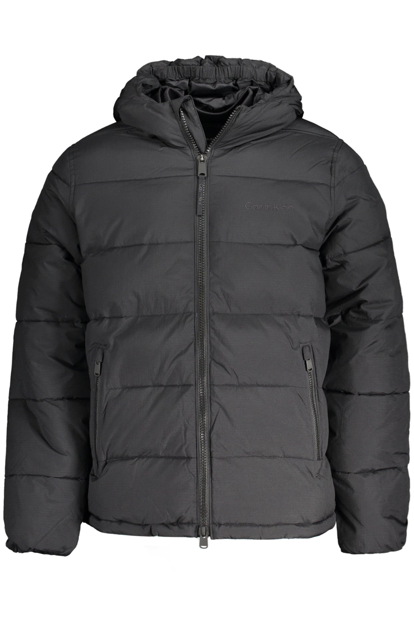 LONG SLEEVE JACKET WITH HOOD, 2 EXTERNAL POCKETS, 1 INTERNAL POCKET, WATER REPELLENT, CONTRASTING DETAILS, ZIP, LOGO