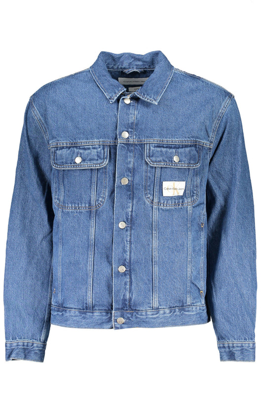 DENIM JACKET, LONG SLEEVES, REGULAR FIT, 2 POCKETS, 2 SMALL POCKETS, BUTTONS, APPLICATION, LOGO, 20% RECYCLED COTTON