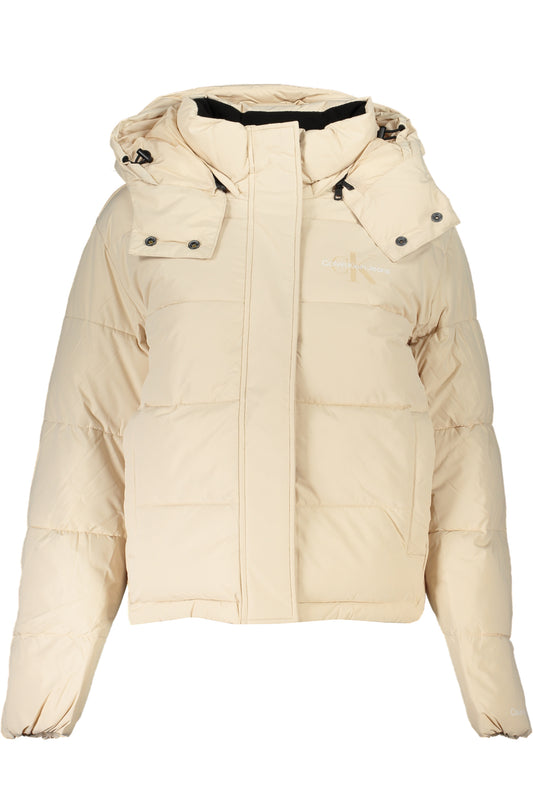 LONG SLEEVED JACKET WITH REMOVABLE HOOD, 2 EXTERNAL POCKETS, ZIP AND BUTTONS, PRINT, LOGO, 50% RECYCLED POLYESTER
