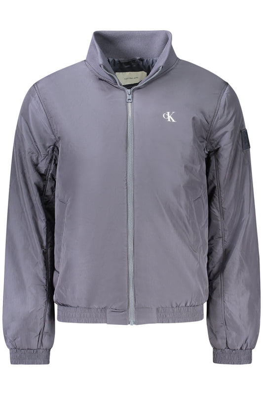 LONG SLEEVE JACKET, 2 EXTERNAL POCKETS, ZIP, CONTRASTING DETAILS, PRINT, LOGO, 95% RECYCLED POLYESTER