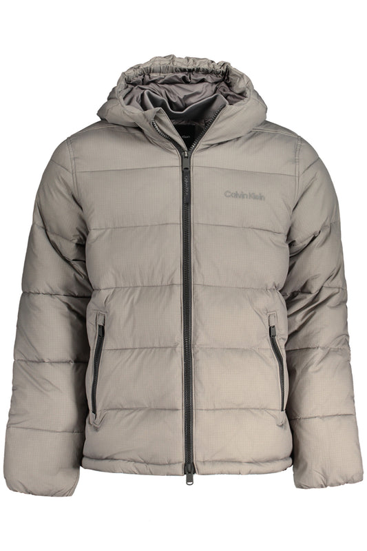 LONG SLEEVE JACKET WITH HOOD, 2 EXTERNAL POCKETS, 1 INTERNAL POCKET, WATER REPELLENT, CONTRASTING DETAILS, ZIP, LOGO