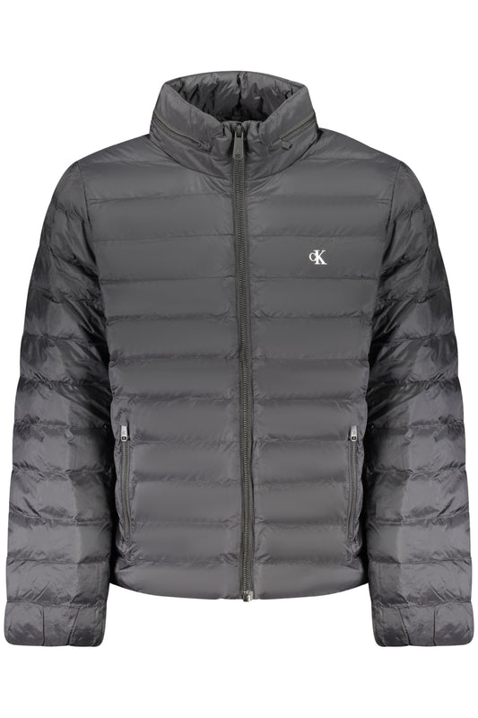 LONG-SLEEVED JACKET, REMOVABLE HOOD, 2 EXTERNAL POCKETS, 1 INTERNAL POCKET, ZIP, PRINT, WATER AND WIND RESISTANT, LOGO