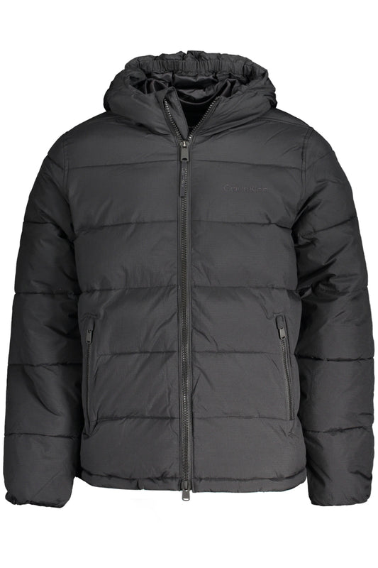 LONG SLEEVE JACKET WITH HOOD, 2 EXTERNAL POCKETS, 1 INTERNAL POCKET, WATER REPELLENT, CONTRASTING DETAILS, ZIP, LOGO